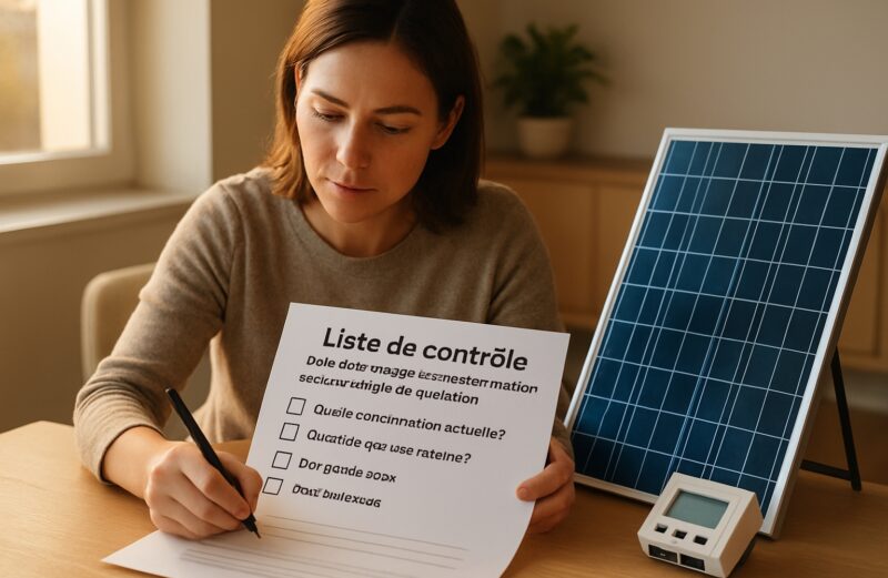 Liste de contrôle Q&R pour piloter l’autoconsommation et vos projets du quotidien